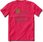 AV-8B Vliegtuig T-Shirt | Unisex leger Kleding | Dames - Heren Straaljager shirt | Army F16 | Grappig bouwpakket Cadeau | - Roze - M