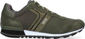 Boss Parkour Runn Nymx Lage sneakers - Leren Sneaker - Heren - Groen - Maat 39