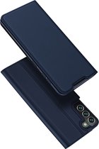 Dux Ducis - Slim bookcase hoes - Geschikt voor Samsung Galaxy S22 Plus / S22+ - Blauw