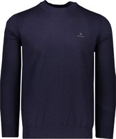 Gant Trui Blauw Normaal - Maat 3XL - Heren - Lente/Zomer Collectie - Katoen;cashmere