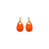 Biba  Oorknop Drop Mix 2 Orange  82446