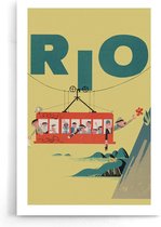 Walljar - Rio - Muurdecoratie - Poster