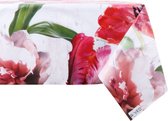Raved Tafelzeil Tulpen  140 cm x  500 cm - Rood - PVC - Afwasbaar