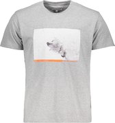 Haze & Finn T-shirt Tee Egevang X Hf Ma 0006  Lgm Melange Mannen Maat - S