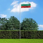 Vlag met vlaggenmast Bulgarije 4 m aluminium