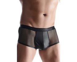Wetlook en mesh Men's shorts - Black
