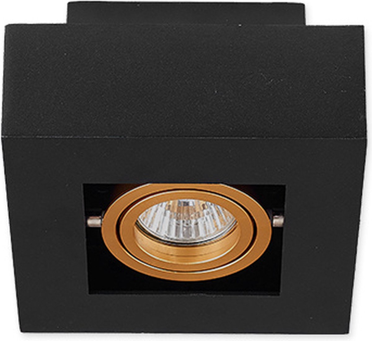 LvT - LED Plafondspot zwart goud - 1x GU10 fitting