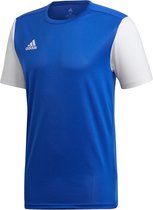 adidas Estro 19  Sportshirt - Maat 152  - Mannen - blauw/wit