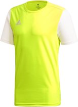 adidas Estro 19  Sportshirt - Maat 116  - Jongens - geel/wit