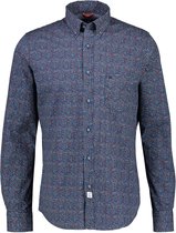 Lerros Overhemd Shirt Met Natuurlijk Stretch Effect 21d1104 478 Mannen Maat - L