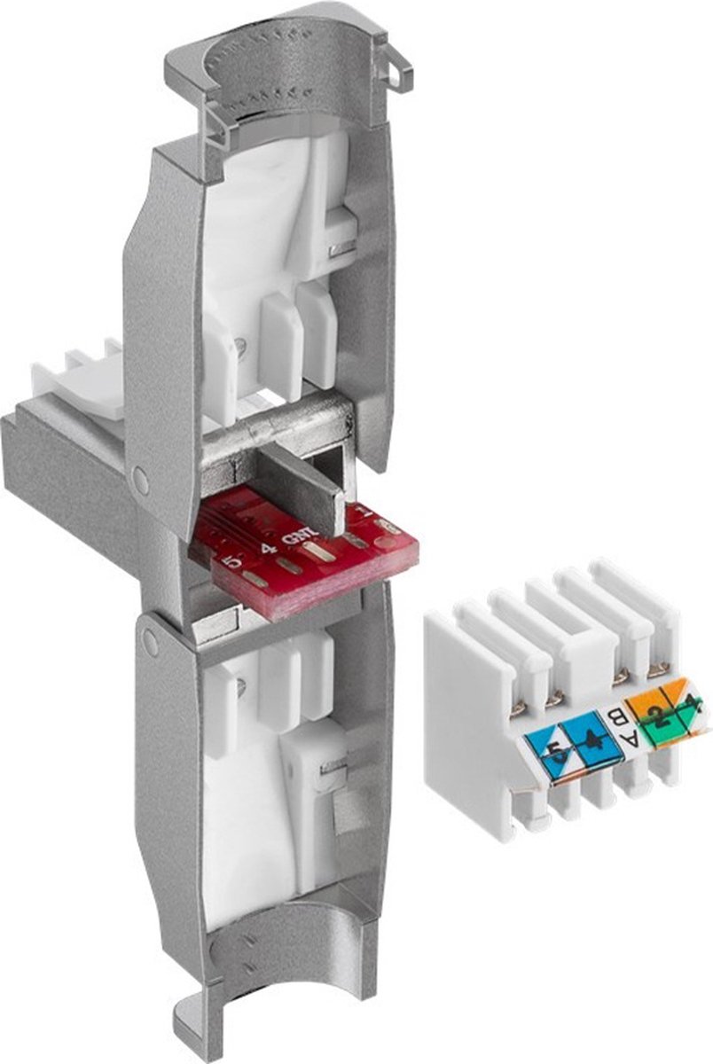 DELOCK - Connecteur RJ45 Cat.6A 1 pièce, gris, b…