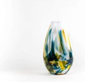 Design Vaas Organic - Fidrio COLORI - glas, mondgeblazen bloemenvaas - hoogte 40 cm