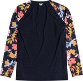 Roxy - UV Rashguard voor dames - Beach - Longsleeve - Island Vibes - Antraciet - maat XXL (44)