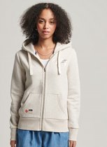 Superdry Dames Trui Vintage Script Style College hoodie met rits