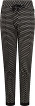 Zoso Broek Glory 221  Black Off White 0000 0005 Dames Maat - XS