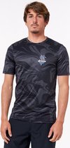 Rip Curl - UV-zwemshirt voor heren - Barrel Killa - Korte mouw - Zwart - maat M