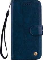 Mobigear Telefoonhoesje geschikt voor Samsung Galaxy A40 Hoesje | Mobigear Wallet Bookcase Portemonnee | Pasjeshouder voor 2 Pasjes | Telefoonhoesje voor Pinpas / OV Kaart / Rijbewijs - Blauw
