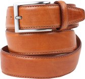 Riem Leer Cognac - Profuomo - Taille maat 100cm -  Leer - Dames & Heren riem Effen