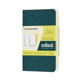 Moleskine Volant Journals - Extra Small - Blanco - Groen/Geel