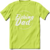 Fishing Dad - Vissen T-Shirt | Groen | Grappig Verjaardag Vis Hobby Cadeau Shirt | Dames - Heren - Unisex | Tshirt Hengelsport Kleding Kado - Groen - 3XL