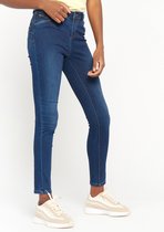 LOLALIZA Skinny jeans - Donker Blauw - Maat 46