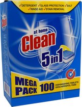 At Home Clean Vaatwastabletten 100 stuks