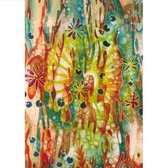 Ansichtkaart Inner fire Jeannette Kommer - 10,5x15x0,5 cm - 5 stuks - Groot Brittanië - Ecostory