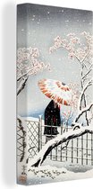 Canvas Schilderij Schilderij - Kunst - Japan - 40x80 cm - Wanddecoratie