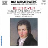Kölner Kammerorchester, Helmut Müller-Brühl - Beethoven: Symphony No.3/Prometheus Overture/Coriolan Overture/Egmont Overture (CD)