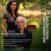 Jan Vermeulen & Veerle Peeters - Schubert: Works For 4 Hands Vol. 4 (CD)