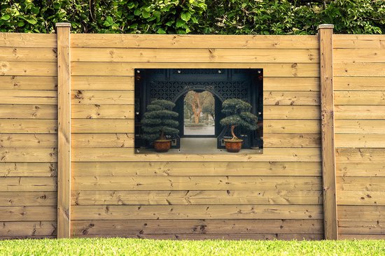 Affiche de jardin bonsaï chinois - 120x80 cm - Jardin