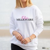 Dames Sweater | Millionaire Wit Maat L