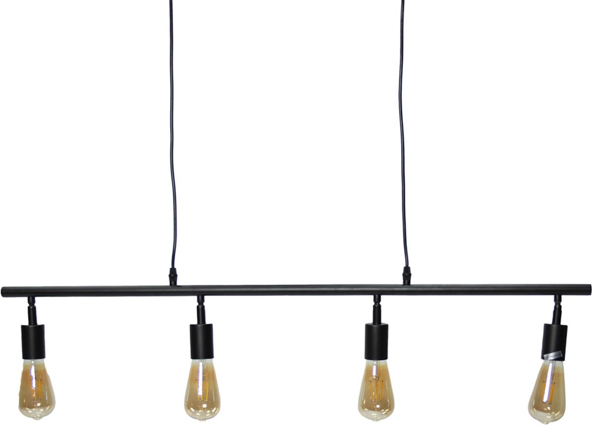 Dimehouse Industrieel Hanglamp Glenn - 4-lichts - Metaal