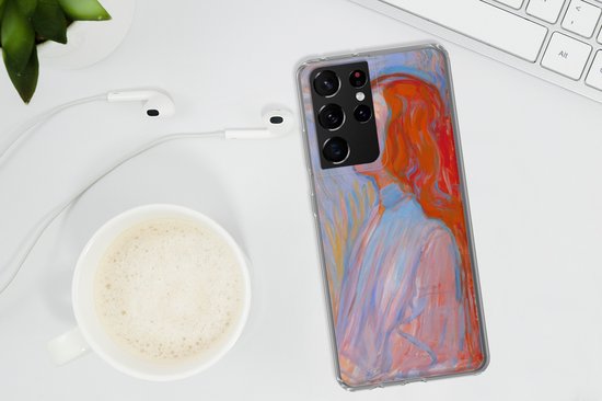 Coque Samsung Galaxy S21 Ultra - Devotion - Piet Mondrian - Siliconen - Noël - Cadeaux - Cadeaux chaussures