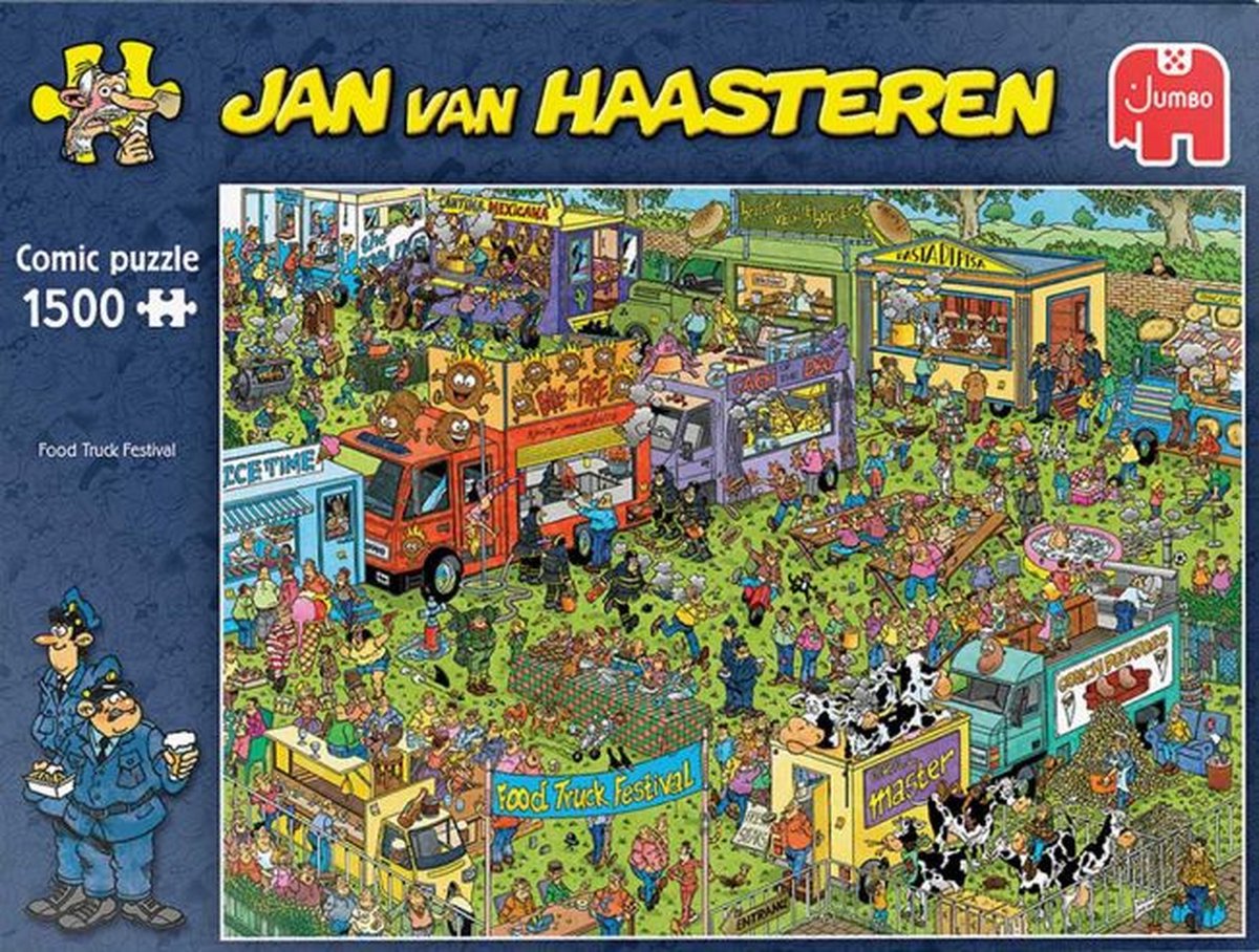Jan van Haasteren Food Truck Festival puzzel - 1500 stukjes | bol.com