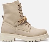 Ann Rocks Veterboots beige Leer 171606 - Maat 41