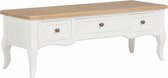 Decoways - Tv-meubel 100x35x35 cm hout wit