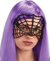 Carnival Toys Verkleedmasker Spinnenweb Dames Zwart One-size
