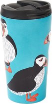 Eco Chic - The Travel Mug  (thermosbeker) - N09 - Teal - Stacking Puffin