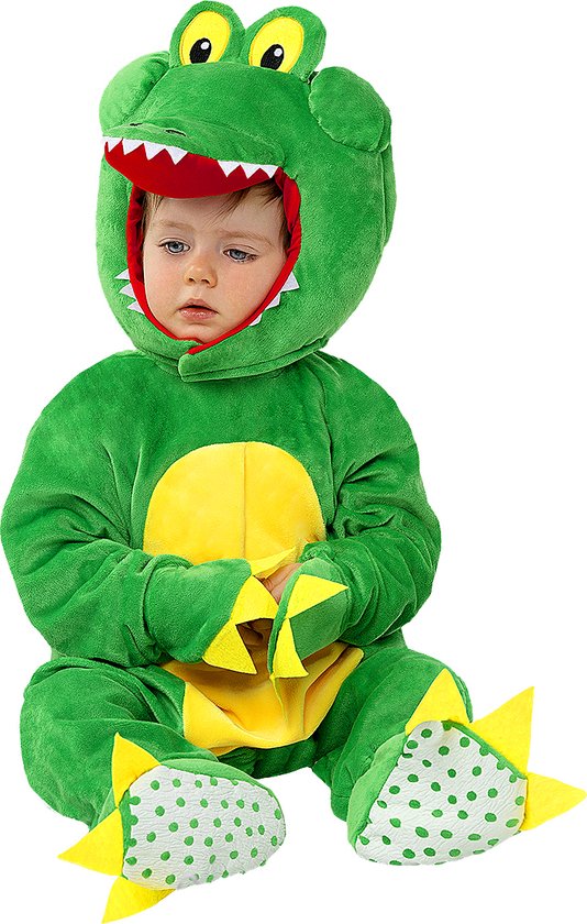 noorden boiler het internet FUNIDELIA Krokodillen kostuum voor baby - 0-6 mnd (50-68 cm) - Groen |  bol.com