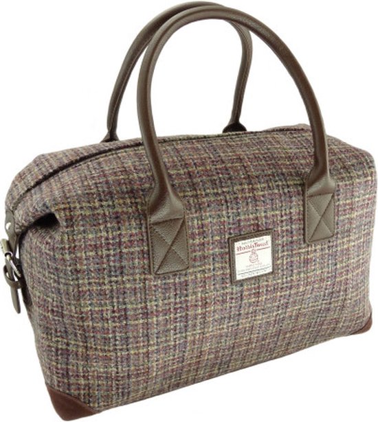 Glen Appin Harris Tweed LB2000 - Borsa Pieghevole Da Donna In Tartan Rosa Tenue - Portafoglio Lungo Casual - 5