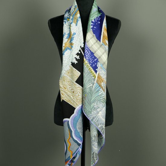 Cachemire de haute qualité avec foulard en soie