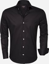 Overhemd Lange Mouw 75290 Black