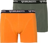 Brunotti Sido 2-pack Heren Boxershorts - Groen - S