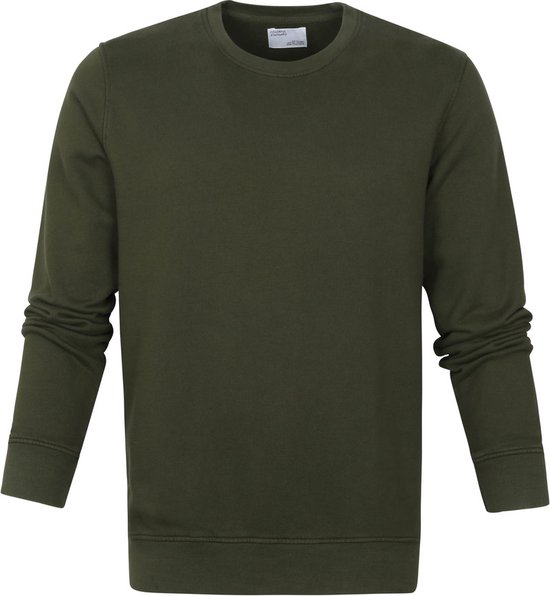 Colorful Standard - Sweater Zeewier Groen - Heren - Maat XXL - Regular-fit