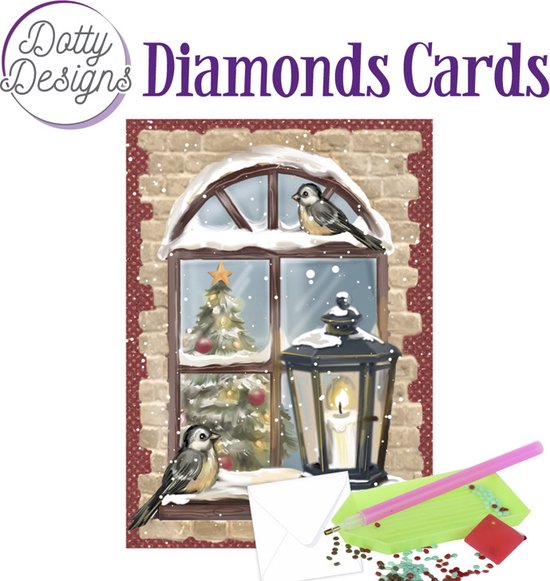 Dotty Designs Diamond Cards - Christmas Window