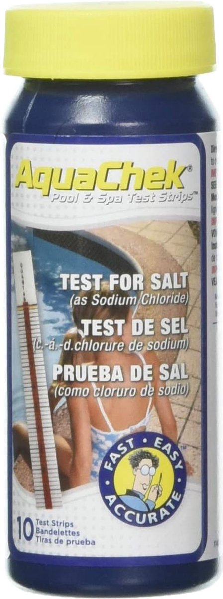 Poolquip Aquacheck Zout teststrips - Voor zwembadwater - 10 strips
