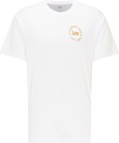 Lee SMALL CHEST LOGO T WHITE mannen T-SHIRTS XL