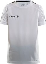 Craft Pro Control Fade Shirt Korte Mouw Kinderen - Wit | Maat: 122/128