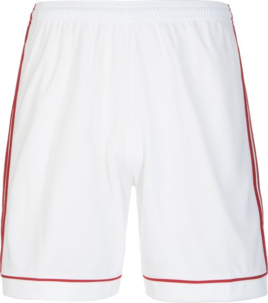 Adidas Squadra 17 Short (Zonder Binnenslip) Heren - Wit / Rood | bol.com